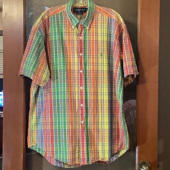 Ralph Lauren Other - Ralph Lauren Blake Rainbow Plaid short sleeve